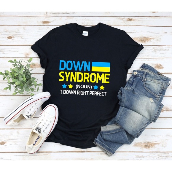 Other - Down Right Perfect, Down Syndrome Shirt, Down Syndrome Awareness Shirt